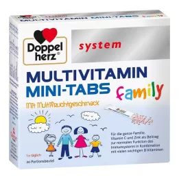 DOPPELHERZ Multivitaminų Mini-Tabs šeimos sistema, 20 vnt