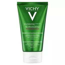 VICHY NORMADERM matinis valymas su molio putomis, 125 ml