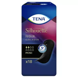 TENA SILHOUETTE Vidpadžiai mini noir, 18 vnt