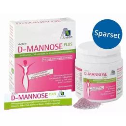 D-MANNOSE SPARSET 15xStick + 100 g miltelių, 1 P