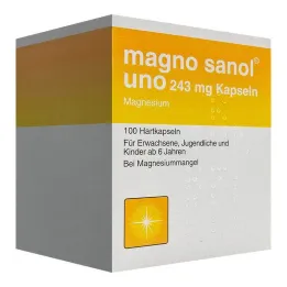 Magno Sanol uno 243 mg kapsulės, 100 vnt