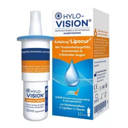HYLO-VISION SafeDrop Lipocur akių lašai, 10 ml