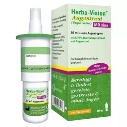 HERBA-VISION Eyebright MD sinusiniai akių lašai, 10 ml