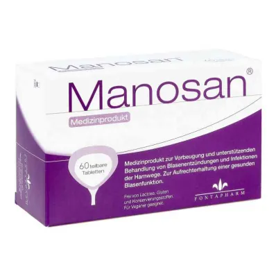 Manosan tabletės (60 vnt.)