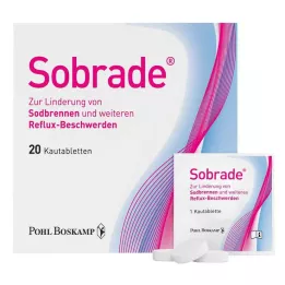 SOBRADE Kramtomosios tabletės, 20 vnt