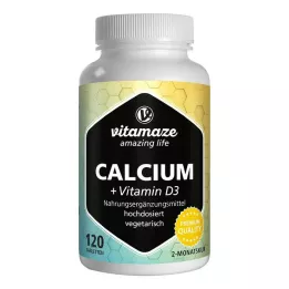 CALCIUM D3 600 mg/400 I.E. vegetariškos tabletės, 120 vnt