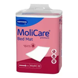 MOLICARE Premium Bed Mat 7 lašai 60x90 cm, 30 vnt