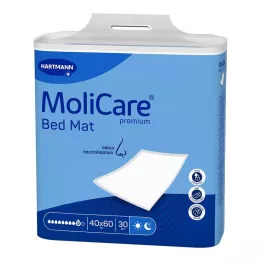 MOLICARE Premium Bed Mat 9 lašai 40x60 cm, 30 vnt