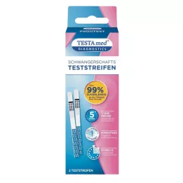 TESTAMED Ankstyvojo nėštumo testo juostelės, 1 vnt