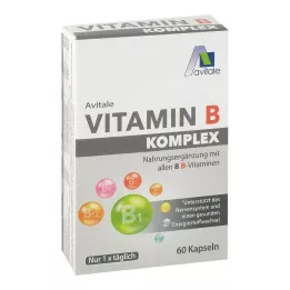 VITAMIN B KOMPLEX kapsulės, 60 vnt