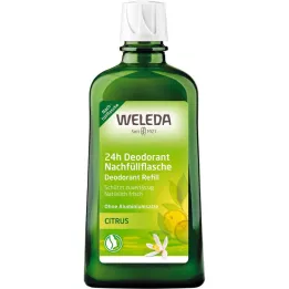 WELEDA Citrus 24h dezodoranto pildomas buteliukas, 200 ml