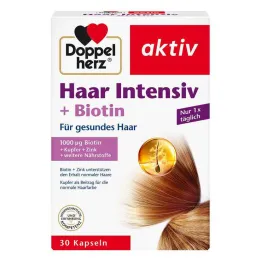 Doppelherz Hair Intensive + Biotino kapsulės, 30 vnt