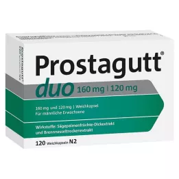 PROSTAGUTT duo 160 mg/120 mg minkštos kapsulės 120 vnt., 120 vnt