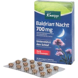 KNEIPP Valerijono naktis 700 mg dengtos tabletės, 30 vnt