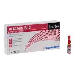 Vitaminas B12 Panpharma 1000 µg/ml injekcinis tirpalas, 10X1 ml