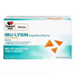IBU-LYSIN DoppelherzPharma 400 mg plėvele dengtos tabletės, 50 vnt