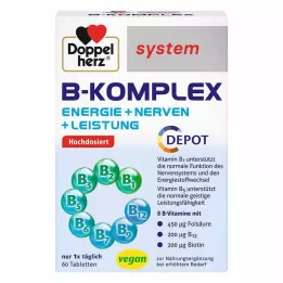 DOPPELHERZ B kompleksinės sistemos tabletės, 60 vnt