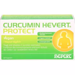 CURCUMIN HEVERT Protect kapsulės, 60 vnt