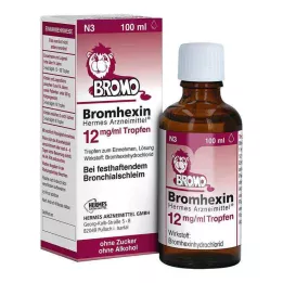 BROMHEXIN Hermes Arzneimittel 12 mg/ml lašai, 100 ml