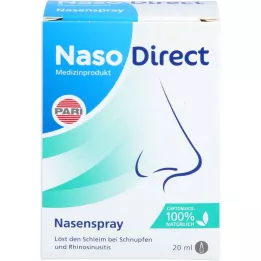 NASODIRECT Nosies purškalas su Captomucil, 20 ml