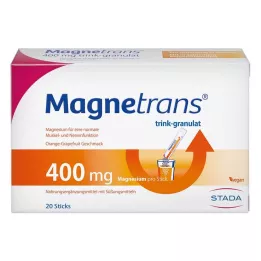 MAGNETRANS 400 mg geriamųjų granulių, 20X5,5 g