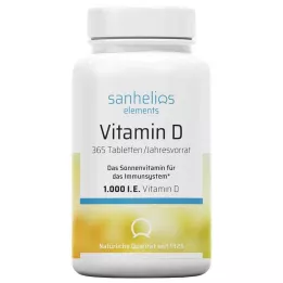 SANHELIOS Vitaminas D 1000 TV tabletės, 365 vnt