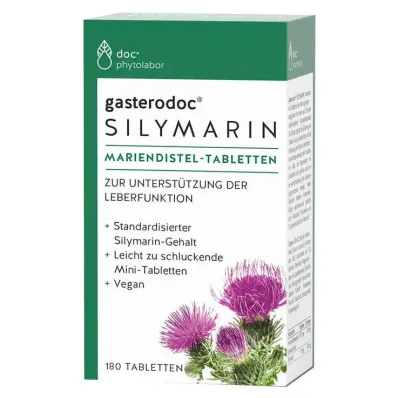 Gasterodoc Silymarin Pieno erškėčio tabletės, 180 vnt
