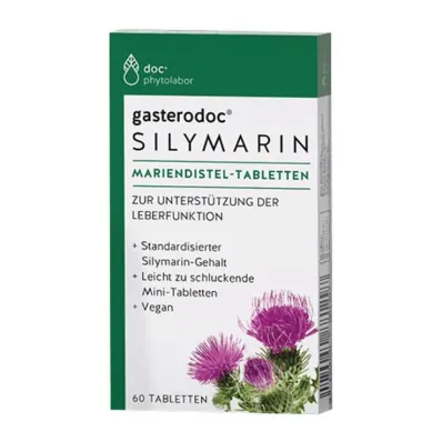 Gasterodoc Silymarin Pieno erškėčio tabletės, 60 vnt