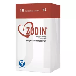 ZODIN Omega-3 1000 mg minkštos kapsulės, 100 vnt