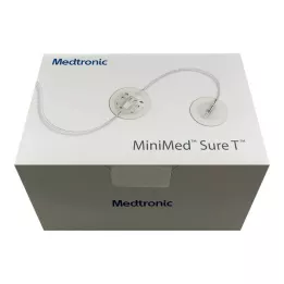 MINIMED Sure-T 10 mm 80 cm infuzinis rinkinys, 10 vnt