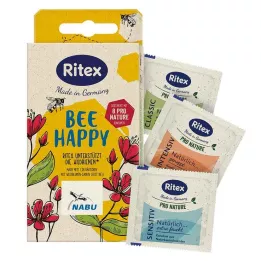 RITEX BEE HAPPY Prezervatyvai, 8 vnt