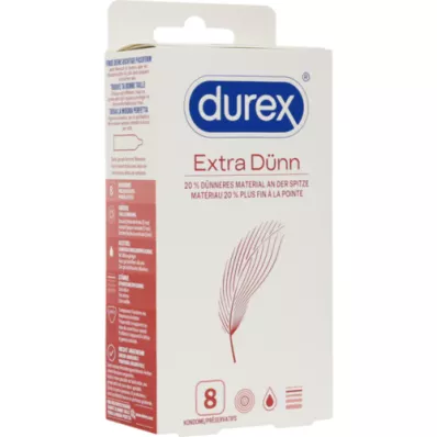 DUREX ypač ploni prezervatyvai, 8 vnt