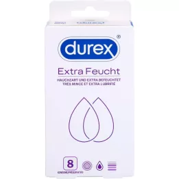DUREX ypač drėgni prezervatyvai, 8 vnt