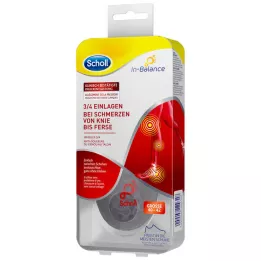 SCHOLL 3/4 vidpadžiai nuo kulnų ir kelių skausmų 40-42, 1X2 vnt