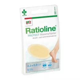 RATIOLINE apsauginis lizdinis tinkas 4,2x6,8 cm, 5 vnt