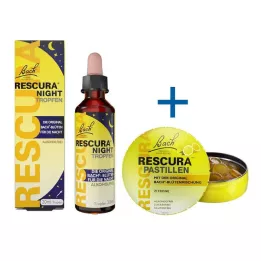 BACHBLÜTEN Originalūs Rescura Night Drops be alkoholio, 20 ml