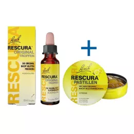 BACHBLÜTEN Original Rescura Drops be alkoholio, 10 ml