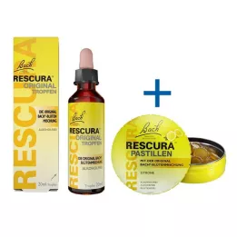 BACHBLÜTEN Original Rescura Drops be alkoholio, 20 ml