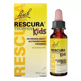 BACHBLÜTEN Originalus Rescura Kids Tro be alkoholio, 10 ml