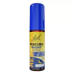 BACHBLÜTEN Originalus Rescura Night Spray su alkoholiu, 20 ml