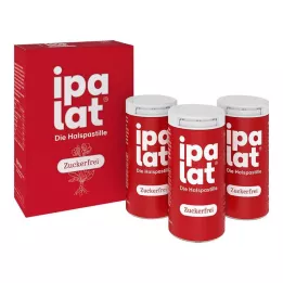 IPALAT Gerklės pastilės be cukraus, 120 vnt