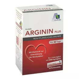 ARGININ PLUS Vitaminas B1 + B6 + B12 + folio rūgšties lazdelės, 30x5,9 g