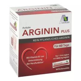 ARGININ PLUS Vitaminas B1 + B6 + B12 + folio rūgšties lazdelės, 60x5,9 g