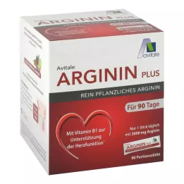ARGININ PLUS Vitaminas B1 + B6 + B12 + folio rūgšties lazdelės, 90x5,9 g