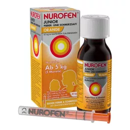 NUROFEN Jaunųjų karščiavimo ir skausmo sirupas Oran.40 mg/ml, 100 ml
