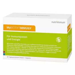 MYBIOTIK IMMUGY Kombinuota pakuotė 30x2 g + 60 kapsulių, 1 p