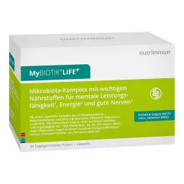 MYBIOTIK LIFE+ Kombinuota pakuotė 30x1,5 g Plv.+60 Kaps., 1 vnt