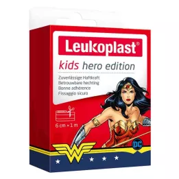 LEUKOPLAST vaikų gipso herojus Wonder Woman 6 cmx1m, 1 vnt