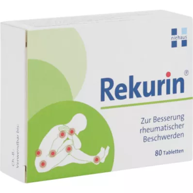REKURIN Tabletės, 80 vnt