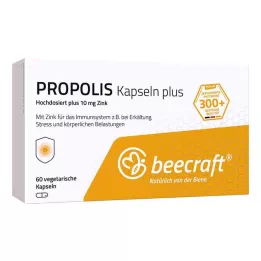 BEECRAFT Propolis Capsules Plus, 60 vnt